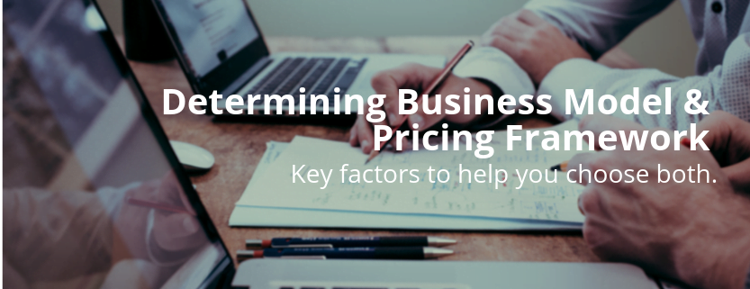 Determing Business Model and Pricing Framework